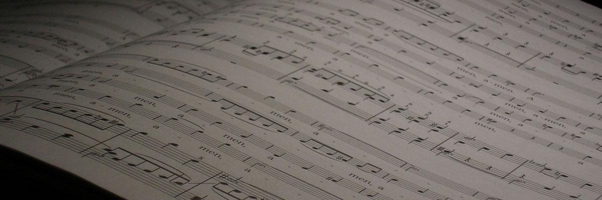 Pages of Sheet Music